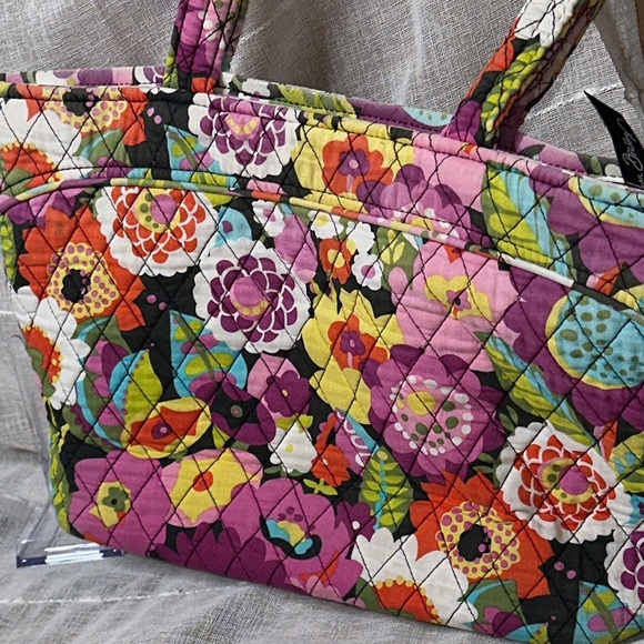 Vera Bradley Va Va Bloom Pattern Iconic Grand Tote Floral Designer Travel GUC - Picture 5 of 15